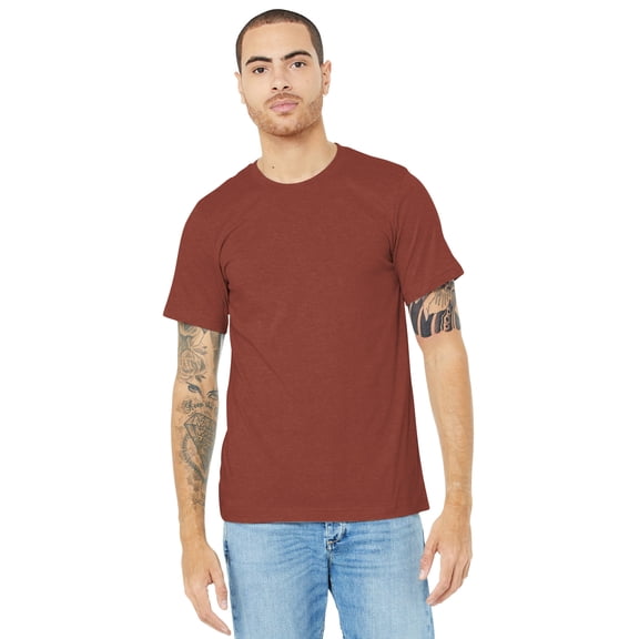 BELLA+CANVAS Unisex Heather CVC Short Sleeve Tee.