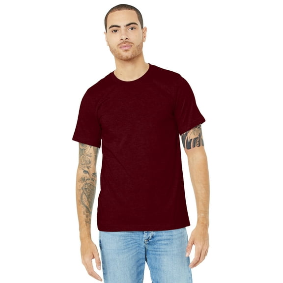 BELLA CANVAS Unisex Heather CVC Short Sleeve Tee.