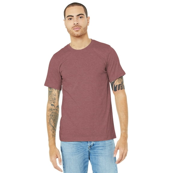BELLA CANVAS Unisex Heather CVC Short Sleeve Tee.