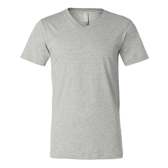 BELLA + CANVAS Unisex Heather CVC V-Neck Tee