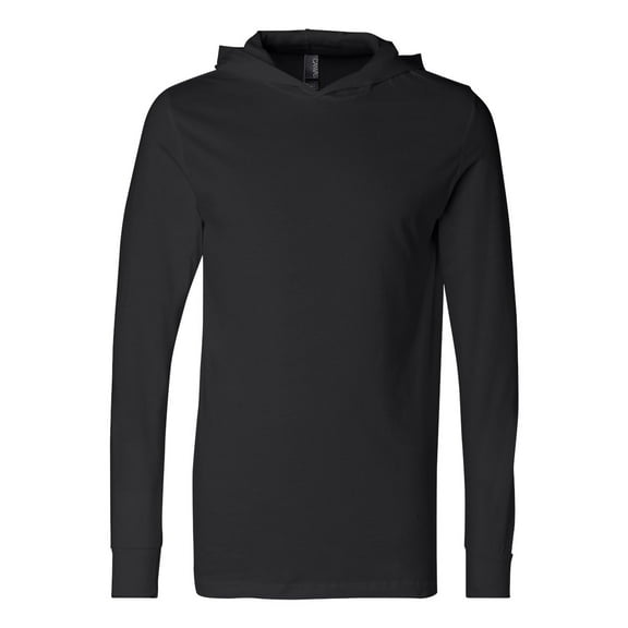 BELLA + CANVAS Unisex Jersey Hooded Long Sleeve Tee Size up to 2XL