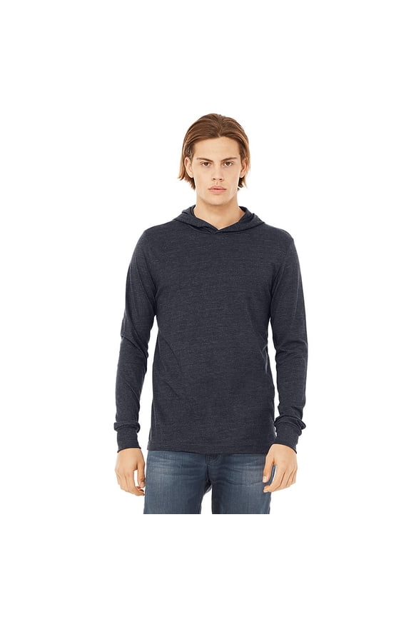 BELLA + CANVAS Unisex Jersey Hooded Long Sleeve Tee