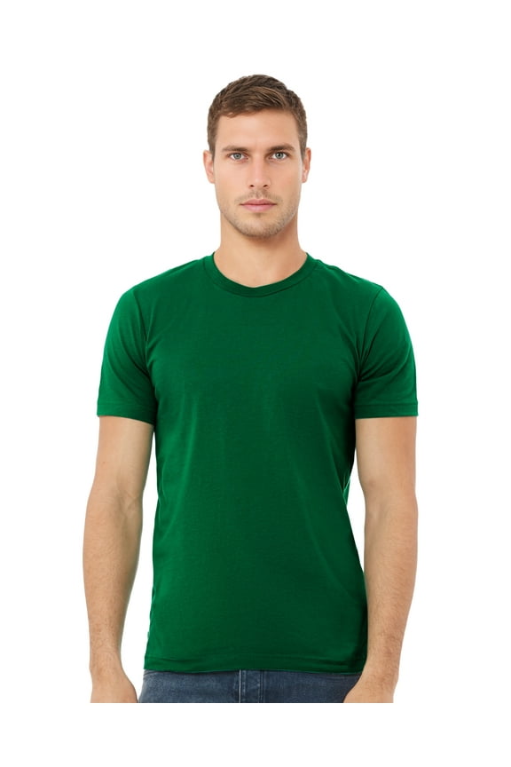 Adult Unisex Short Sleeve Crew T-Shirt for Crafting, Kelly Green, Medium
