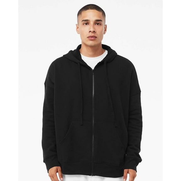 BELLA + CANVAS Unisex Sponge Fleece DTM Full-Zip Hoodie