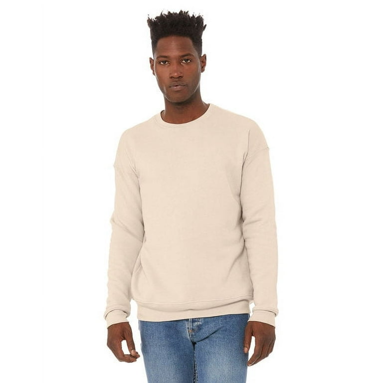 Bella canvas unisex sponge top fleece drop shoulder sweatshirt