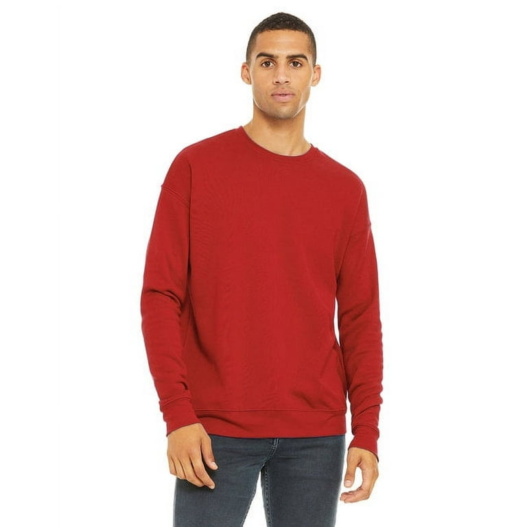 Bella canvas unisex sponge sales fleece drop shoulder sweatshirt