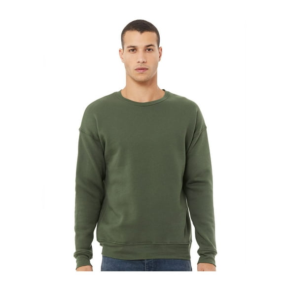 BELLA   CANVAS Unisex Sponge Fleece Drop Shoulder Crewneck Sweatshirt
