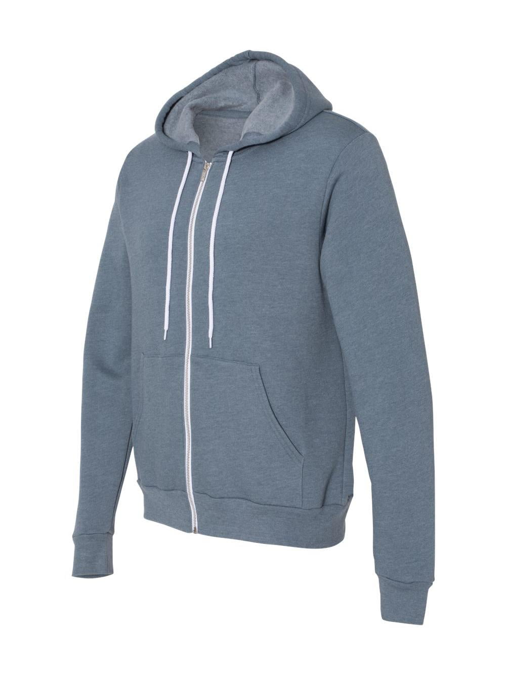 Canvas zip up best sale hoodie