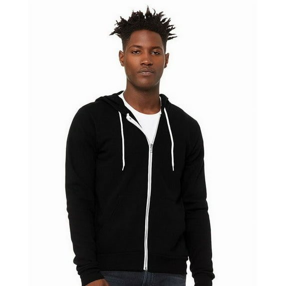 BELLA + CANVAS Sponge Fleece Full-Zip Hoodie