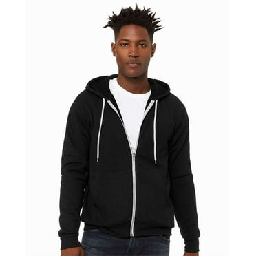 BELLA + CANVAS Unisex Sponge Fleece Full-Zip Hoodie Size up to 3XL