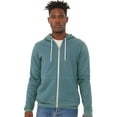 thumbnail image 1 of BELLA + CANVAS Unisex Sponge Fleece Full-Zip Hoodie Size up to 3XL, 1 of 5