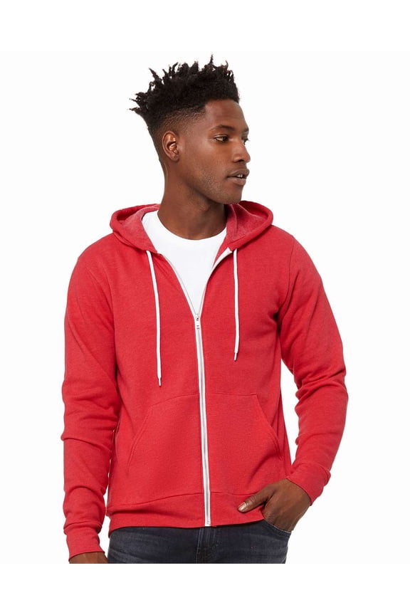 BELLA + CANVAS Sponge Fleece Full-Zip Hoodie