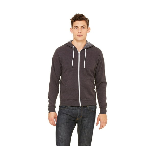 BELLA+CANVAS Unisex Sponge Fleece Full-Zip Hoodie.