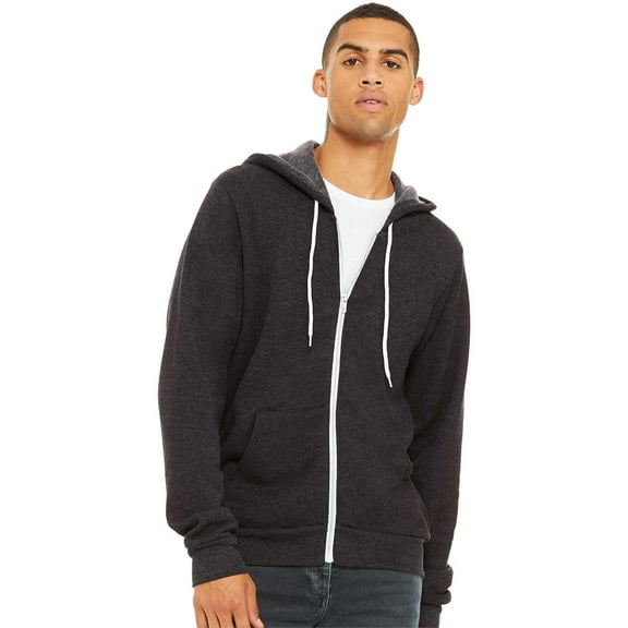 BELLA + CANVAS Unisex Sponge Fleece Full-Zip Hoodie