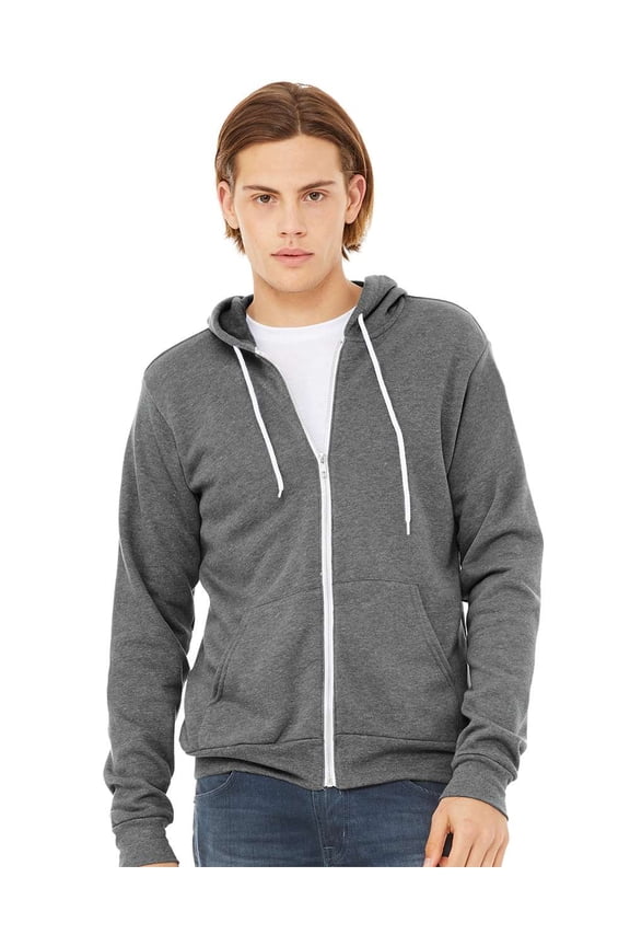 BELLA + CANVAS Sponge Fleece Full-Zip Hoodie