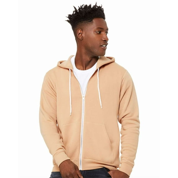 BELLA + CANVAS Unisex Sponge Fleece Full-Zip Hoodie