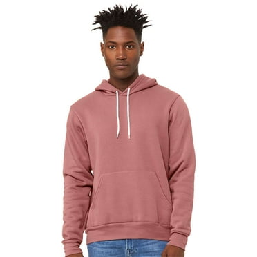BELLA   CANVAS Unisex Sponge Fleece Hoodie 3719 - Mauve Size 3XL