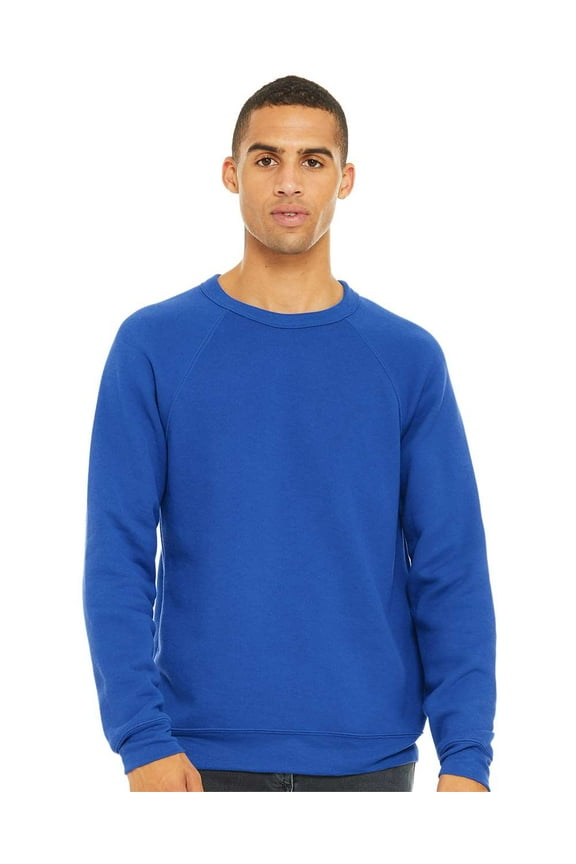 BELLA + CANVAS Sponge Fleece Raglan Crewneck Sweatshirt
