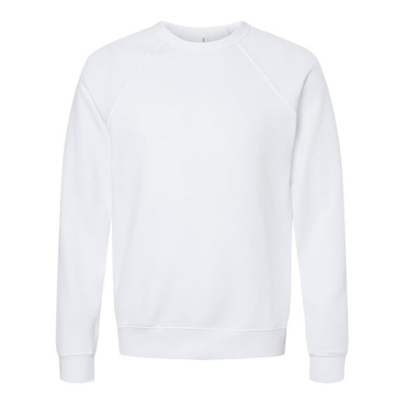 BELLA CANVAS Unisex Sponge Fleece Raglan Crewneck Sweatshirt