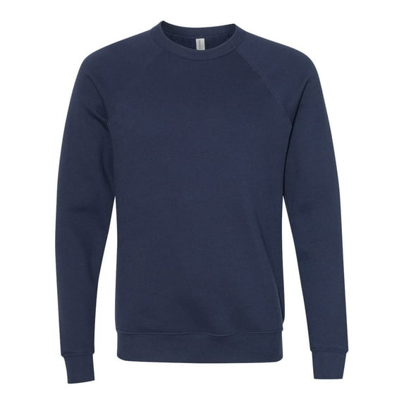 BELLA + CANVAS Unisex Sponge Fleece Raglan Crewneck Sweatshirt
