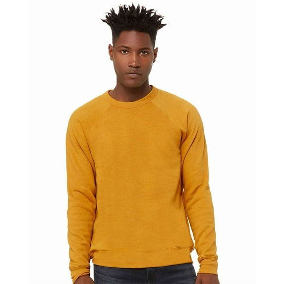 BELLA + CANVAS Unisex Sponge Fleece Raglan Crewneck Sweatshirt