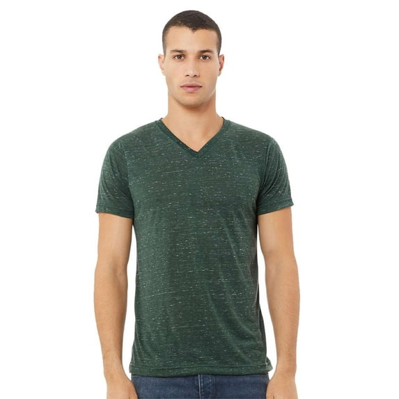 BELLA + CANVAS Unisex Textured Jersey V-Neck Tee