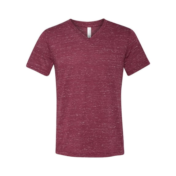 BELLA + CANVAS Unisex Textured Jersey V-Neck Tee