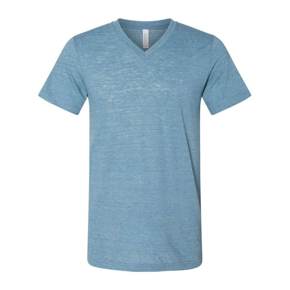 BELLA + CANVAS Unisex Textured Jersey V-Neck Tee