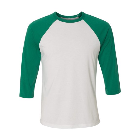 BELLA + CANVAS Unisex Three-Quarter Sleeve Baseball Tee