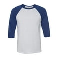 thumbnail image 1 of BELLA + CANVAS Unisex Three-Quarter Sleeve Baseball Tee, 1 of 5