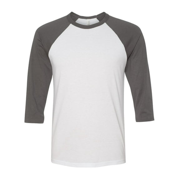 BELLA + CANVAS Unisex Three-Quarter Sleeve Baseball Tee