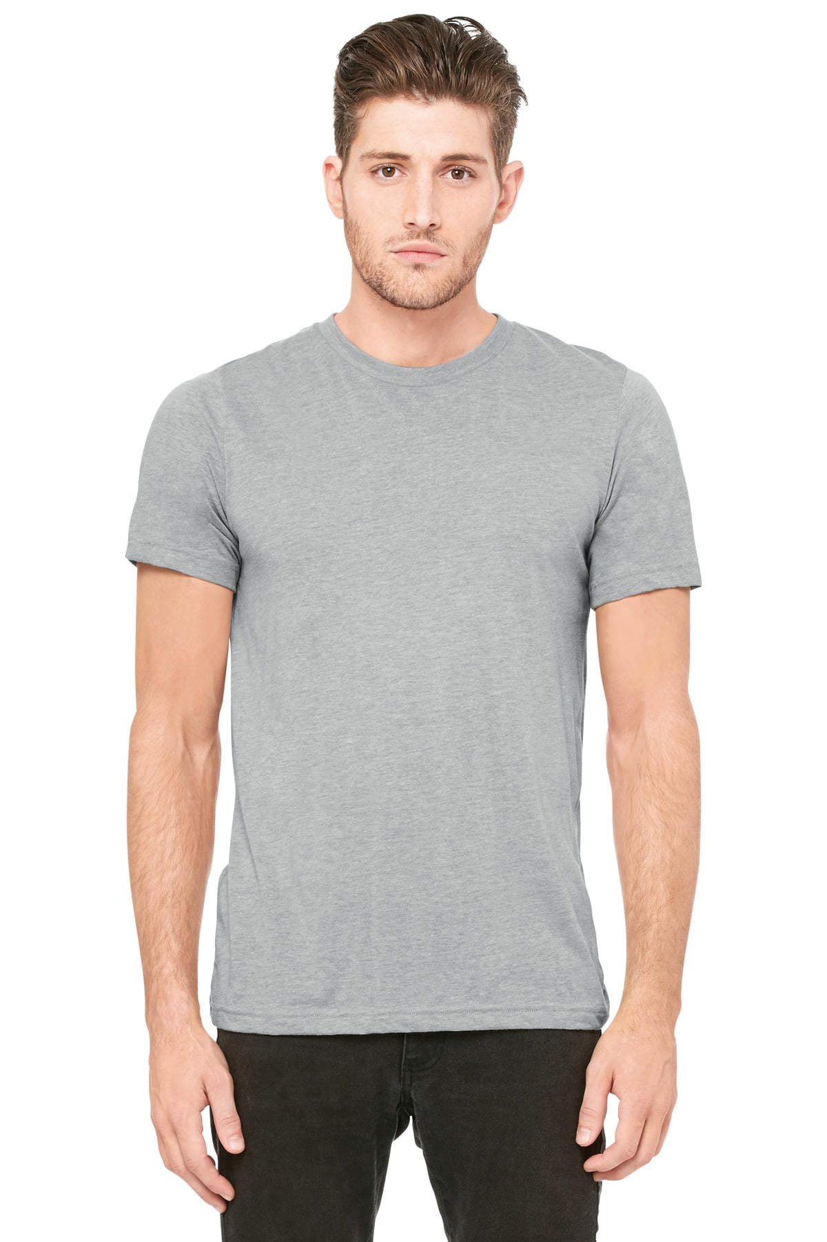 Bella + Canvas Men's Triblend Short-Sleeve T-Shirt - 3413C - Walmart.com