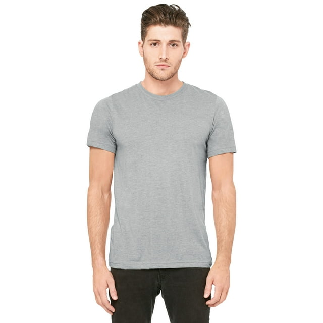 Bella + Canvas Men's Triblend Short-Sleeve T-Shirt - 3413C - Walmart.com
