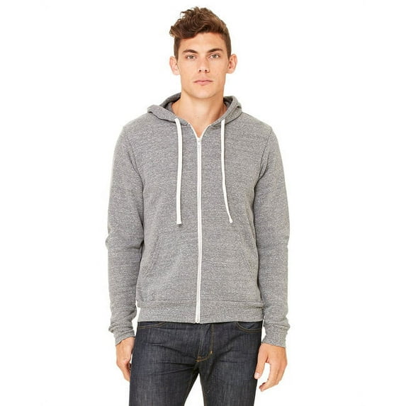 BELLA + CANVAS Triblend Sponge Fleece Full-Zip Hoodie