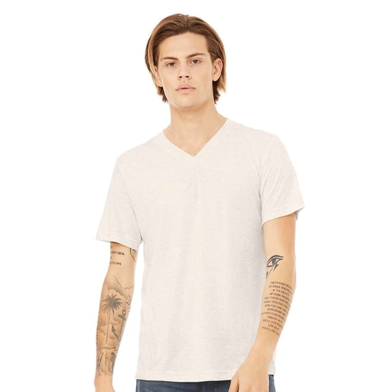 BELLA + CANVAS Unisex Triblend V-Neck Short Sleeve T-Shirt