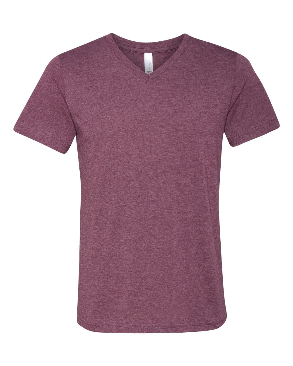 BELLA + CANVAS Unisex Triblend V-Neck Short Sleeve Tee - Walmart.com