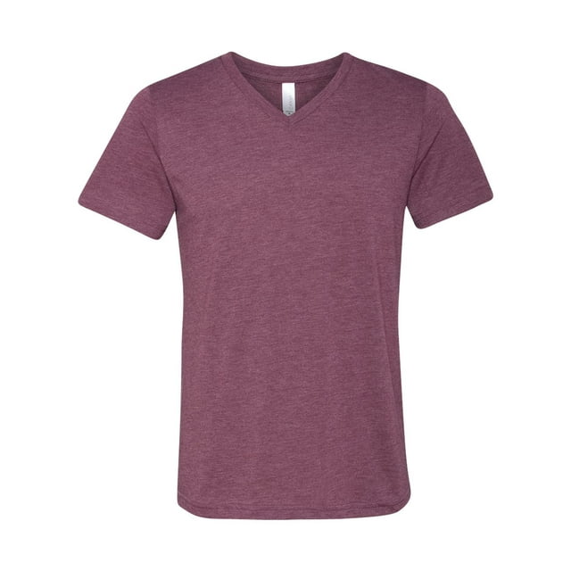 BELLA + CANVAS Unisex Triblend V-Neck Short Sleeve Tee - Walmart.com