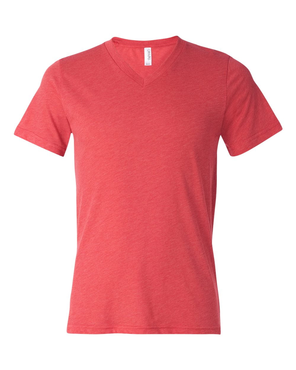 BELLA + CANVAS Unisex Triblend V-Neck Short Sleeve Tee - Walmart.com