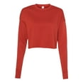 thumbnail image 1 of BELLA + CANVAS - Women's Crop Crew Fleece - 7503 - Brick - Size: S, 1 of 5