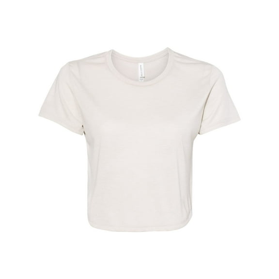 BELLA CANVAS Womens Flowy Crop Tee