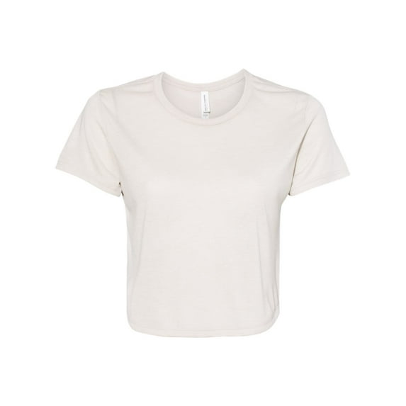 BELLA + CANVAS Womens Flowy Crop Tee