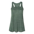 thumbnail image 1 of BELLA + CANVAS - Women's Flowy Racerback Tank - 8800 - Forest Marble - Size: M, 1 of 5