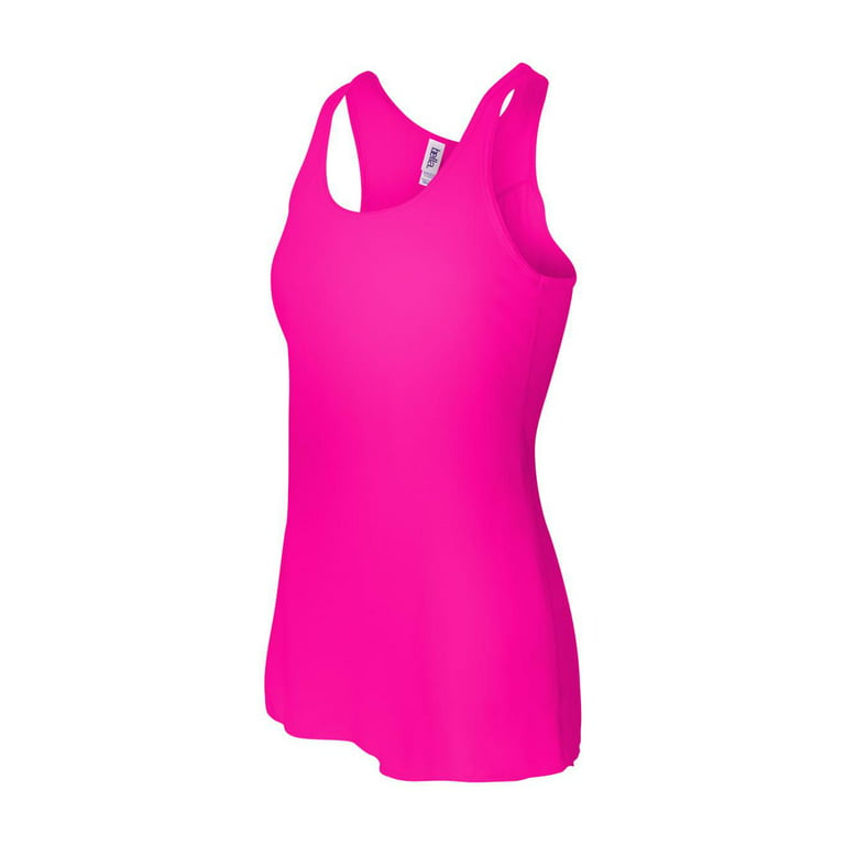 Fabletics Women's L Hot pink Norcross Seamless Fitted Workout Tank Top NWOT