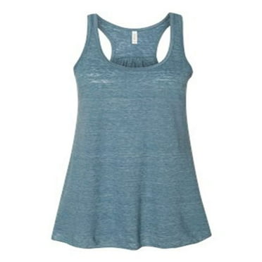 BELLA+CANVAS Women's Flowy Racerback Tank.