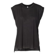 Bella+Canvas 8804 - Womens Flowy Rolled Cuff Muscle Tee