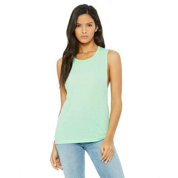 BELLA+CANVAS Women's Flowy Scoop Muscle Tank - BC8803
