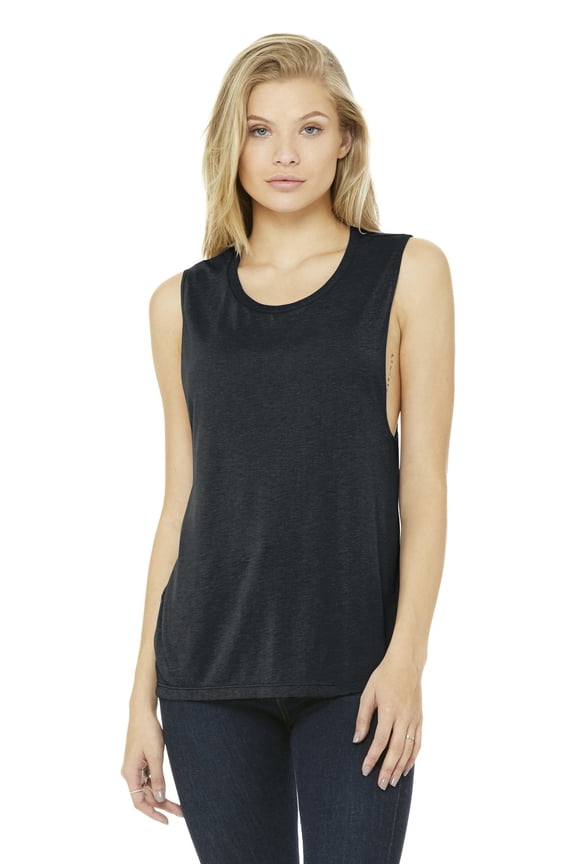 Women's Flowy Scoop Muscle Tank.
