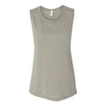 thumbnail image 1 of BELLA + CANVAS Women's Flowy Scoop Muscle Tank, 1 of 3