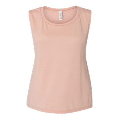 BELLA   CANVAS Women's Flowy Scoop Muscle Tank