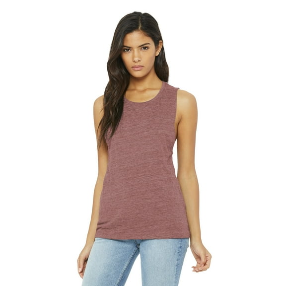 BELLA + CANVAS Women's Flowy Scoop Muscle Tank